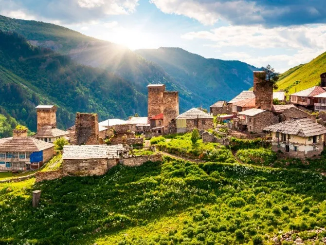 Horseback Trekking in Georgia, Svaneti