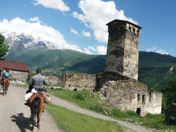 Horseback Trekking in Georgia, Svaneti