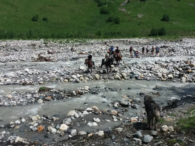 Horseback Trekking in Georgia, Svaneti