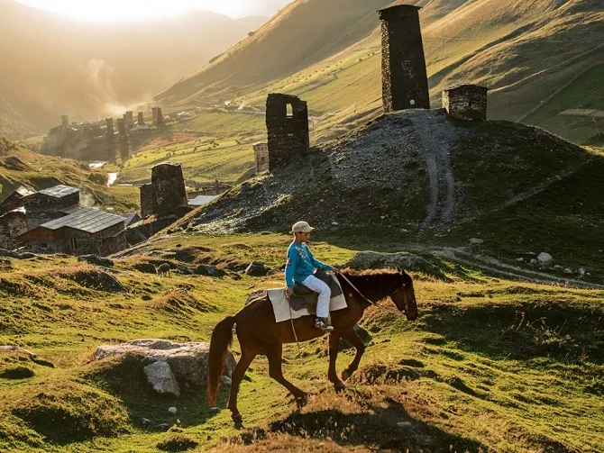 Horseback Trekking in Georgia, Svaneti