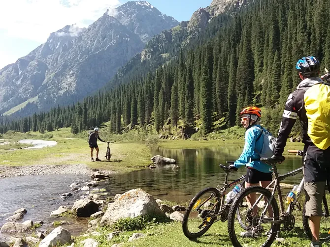 MTB Cycling Tour in Kyrgyzstan, Tian Shan Mountains
